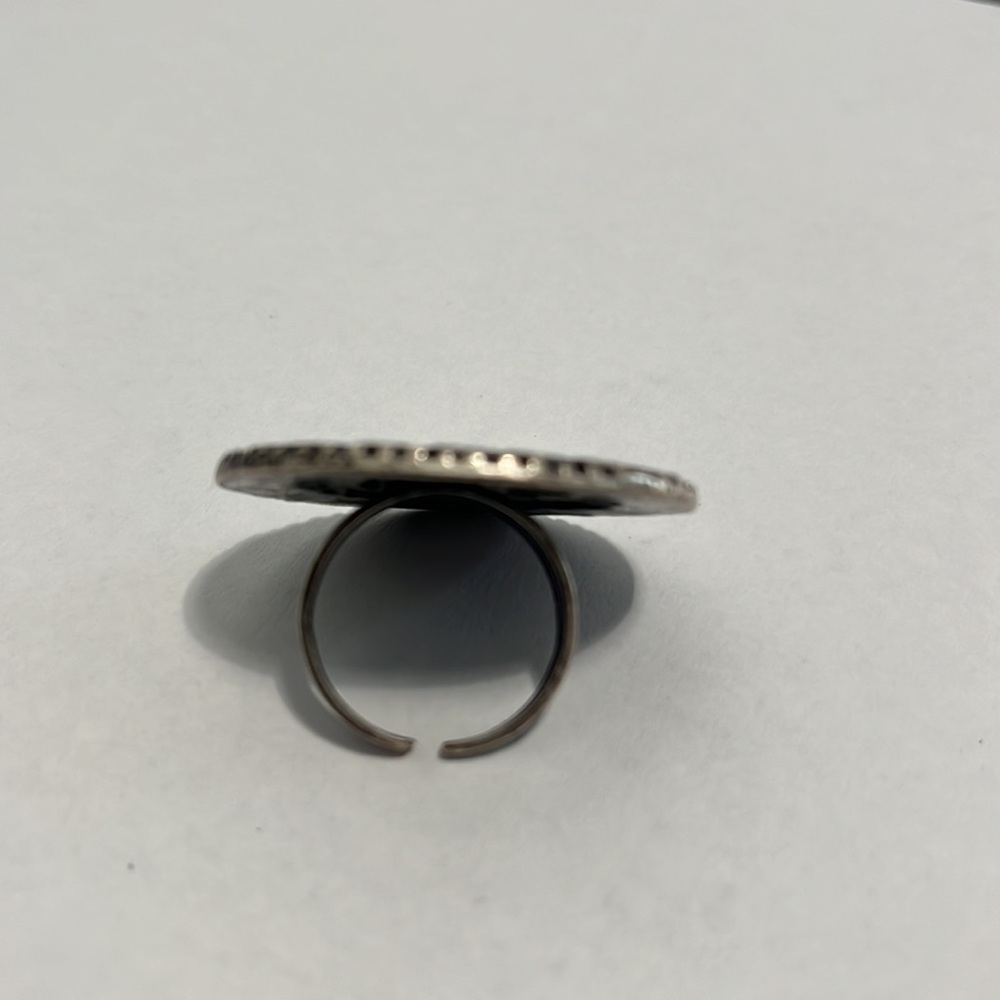 Silver Textured Ring - Picture 3 of 5